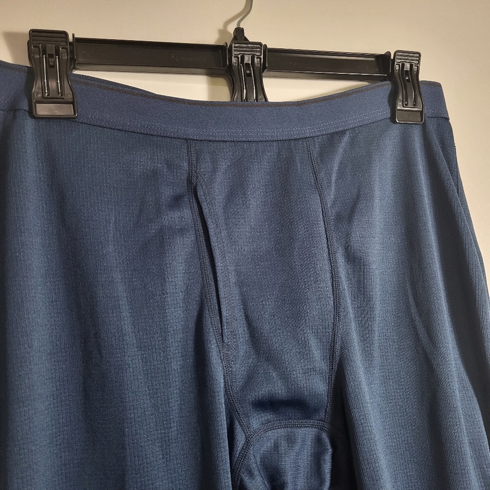 REI blue base layer longjohn leggings  men's S  #2712 - Picture 2 of 4